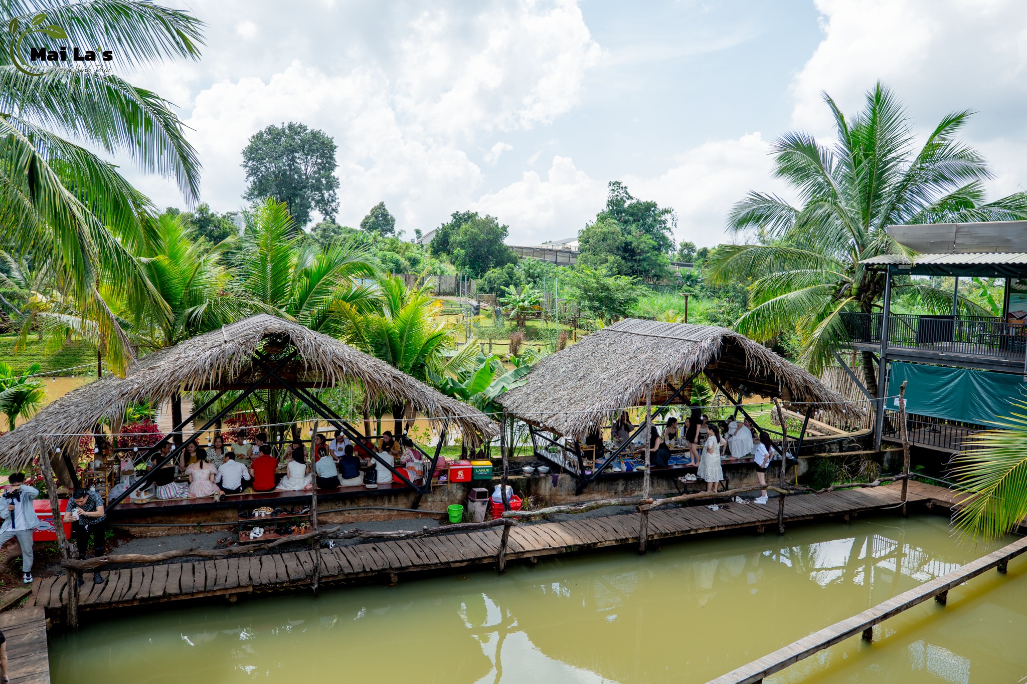 Hồ câu sinh thái Mai La's - Hồ Câu Sinh Thái Tại Buôn Ma Thuột - Địa Điểm Ăn Nhậu View Hồ